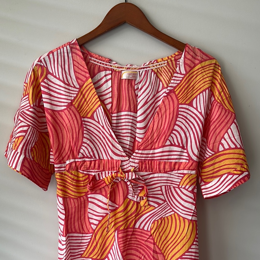 Vibrant Old Navy Dress XS